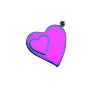 Accendino a forma di cuore, divertente accendino con fiamma rossa a forma di cuore, fantastico accendino elettronico, due modalità ricaricabile e accendino elettrico a cuore ricaricabile tramite USB,