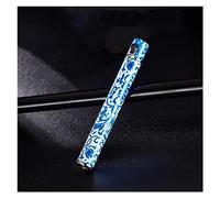 Accendino a torcia a butano, accendino cilindrico a forma di sigaretta con fiamma regolabile, accendino a gas ricaricabile, accendino a fiamma aperta con mola retrò, mini accendino portatile for cande