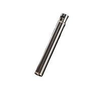 Accendino a torcia a butano, accendino cilindrico a forma di sigaretta con fiamma regolabile, accendino a gas ricaricabile, accendino a fiamma aperta con mola retrò, mini accendino portatile for cande