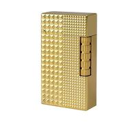 Accendino antivento, accendisigari Longyin in metallo goffrato, accendino a fiamma morbida regolabile, accendino butano gonfiabile, con scatola for collezione/decorazione/regalo (butano non incluso) (