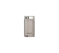 Accendino Antivento Colibri Belmont a Fiamma Singola - Ricaricabile Funziona Con Gas Butano (non Incluso) - Grande Rotella per la Regolazione Fiamma - Finestra Per Livello Gas - Confezione Regalo