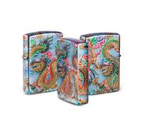 Accendino Antivento Collezionabile Zippo Drago Cinese 48575 Uomo Multicolor