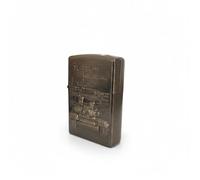 Accendino Antivento Ricaricabile Realizzato in Metallo con Caratteristico Click Ottima Idea Regalo Uomo Donna Unisex per Sigarette Sigari Pipa Accendini Benzina non Inclusa (1)