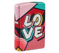 Accendino Antivento Ricaricabile Zippo Love Graffiti 46013 Uomo Metallo