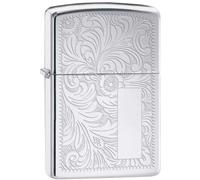ACCENDINO BENZINA ZIPPO CROMATO VENEZIANO ANTIVENTO MADE USA 352