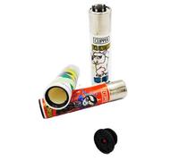 Accendino clipper di nascosto originale + Sticker - Mini Scatola di stoccaggio segreta portatile Forma Accendino segreto