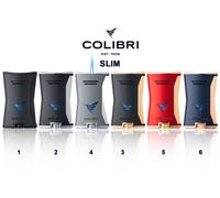 ACCENDINO COLIBRI SLIM JET FLAME 1 FIAMMA A JET ANTIVENTO 6 COLORI WZQ32