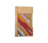 Accendino di lusso leggero a butano in ottone, accendino di alta qualità, accensione a scorrimento laterale, suono di pianoforte nitido, combustibile ricaricabile, adatto for collezionismo/lavoro/deco