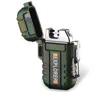 Accendino elettrico con ricarica USB AR-25714 - Verde