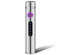Accendino elettrico con ricarica USB RO-25705 - Argento KP25705