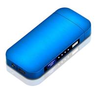 Accendino elettrico con ricarica USB TO-25706 - Blu
