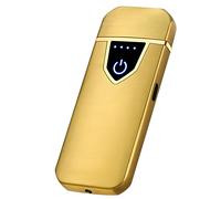 Accendino elettrico con ricarica USB UN-25719 - Oro KP25719