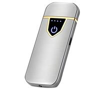 Accendino elettrico con ricarica USB UN-25720 - Argento