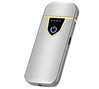 Accendino elettrico con ricarica USB UN-25720 - Argento KP25720