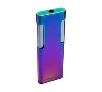 Accendino gonfiabile antivento in metallo accendino personalità ultrasottile creativo bocca piatta che sputa fuoco accendino butano corpo ultrasottile accendino antivento for casa e giardino accendino