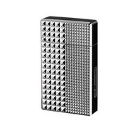 Accendino intelligente in metallo a cherosene attivato tramite comando vocale, quattro modalità di accensione, camera a gas trasparente e visibile, adatto for barbecue, candele, attività all'aperto, r