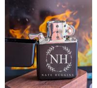 Accendino personalizzato, accendino personalizzato con nome, regali per testimoni dello sposo, custodia per accendino personalizzata, accendino nero, regalo per papà, marito, fidanzato, regalo di
