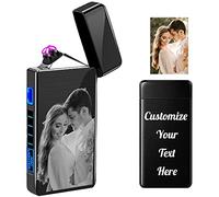 Accendino Personalizzato con Foto Accendini Elettrici Personalizzati Nome Accendino con Incisione Personalizzata Ricaricabili per Gli Uomini Regalo per La Festa Del Papà