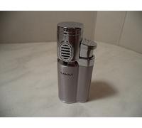 ACCENDINO SIGARO DOPPIA FIAMMA JET ACCENSIONE PIEZO + GAS TIPO 3 NEW NUOVO