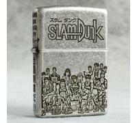 Accendino Zippo 121FB Argento Antico Design Personalizzato/JP Anime Slam Dunk...