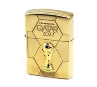 Accendino Zippo 168 Armor Custom/ 2022 Qatar World Cup Commemorative Limited #01