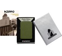 Accendino Zippo 1941 replica Green Crackle Founders Day 2026