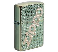 Accendino Zippo 29525, Armor-Crocodile. Antivento, a Benzina, Ricaricabile
