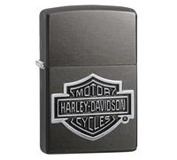 Accendino Zippo 29822, Harley-Davidson® PLACCA. Antivento, a benzina, ricaricabile