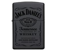 Accendino Zippo 60001369 Jack Daniel's Accendino A Benzina Nero Opaco