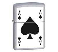 Accendino Zippo Ace of Spades Asso di Picche Poker Anno 2009