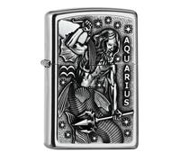 Accendino Zippo Acquario Segno Zodiacale Acquario Accendino A Benzina