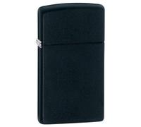 Accendino ZIPPO Benzina Slim Nuovo - Nero Tinta (Originale, Storm, Collezione)