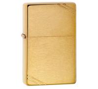 Accendino Zippo Brushed Brass Vintage 240