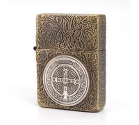 Accendino Zippo Constantine 1935 Replica Asia Custom/Centro Sterling Circle N...