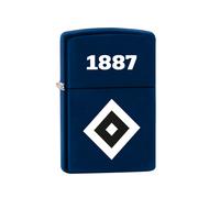 Accendino Zippo Hamburger SV Navy Blu Opaco 1887 HSV Accendino A Fiamma