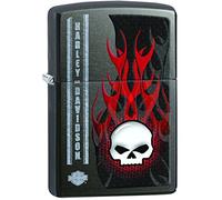 Accendino Zippo Harley Davidson Skull Grey Dusk (28618)