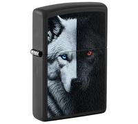 Accendino Zippo Inner Wolves Antivento Unisex Nero