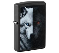 Accendino Zippo Inner Wolves Antivento Unisex Nero