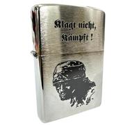 Accendino Zippo si lamenta non combatte paracadutisti WKII - cromo satinato -...