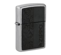Accendino Zippo Street Chrome Leather Panel Edizione Limitata Unisex Metallo