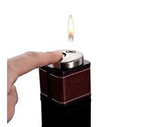 Accendisigari Da Tavolo Retrò in Metallo Classico - Decorazione Gonfiabile, Pistola per Saldatura Antivento, Boutique Cigar Gadget Da Uomo, Accendino Da Butano a Fiamma Portatile