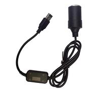 Accendisigari per auto da USB a 12V, presa femmina Step Up Convertitore cavo da USB a 12V per accendisigari da auto Registratore di guida DVR per auto