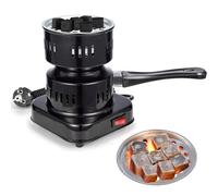 Accenditore elettrico a carbone, 450-600 W, a carbone, con maniglia e griglia di carbone, bruciatore a carbone, accessorio per barbecue a carbone, carbonella, piastra riscaldante per uomini