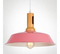 Accensione a ciondolo di metà secolo Lighting da 18,1 pollici a sospensione industriale Accento in legno crudo Black Modelir per il soggiorno della sala da pranzo dell'isola da cucina , luci a