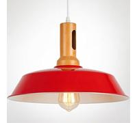 Accensione a ciondolo di metà secolo Lighting da 18,1 pollici a sospensione industriale Accento in legno crudo Black Modelir per il soggiorno della sala da pranzo dell'isola da cucina ， luci a