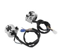 accensione avviamento 1 Paio 25mm Interruttore Manubrio Per Moto Cromato Indicatori Di Direzione Clacson Pulsante Di Controllo Accessori Universali