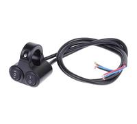 accensione avviamento 22 Mm 7/8" Interruttore Comando Manubrio Moto A Doppio Pulsante In Lega 12V Interruttore Controllo Fari Lampeggiatore Altoparlante 2 Ricambi Moto