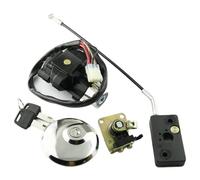 Accensione Blocca Per Suzuki GZ125 1998-2003 Per GZ250 1999-2011 Interruttore Accensione Coperchio Serratura Serbatoio Carburante Set Chiavi Chiave Accensione Moto