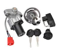 Accensione Bloccaggio Per XVS125 XVS250 XVS400 XVS650 Per V-Star Per Trascinare Interruttore Accensione Tappo Carburante Sedile Serratura A Chiave Blocchetto Motocicletta