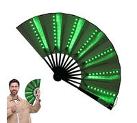 Accensione Della Ventola Pieghevole, Ventola Pieghevole A Mano Illuminata | Fan Decorativi Pieghevoli | Proppetti Per Le Prestazioni Cosplay Per La Festa Di Nozze Danzanti, Strumenti Di Raffreddamento
